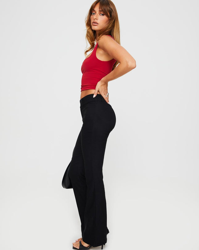 Kinkirk Flared Pants Black Petite