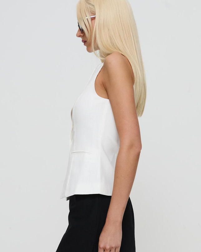 Theodosia Top White