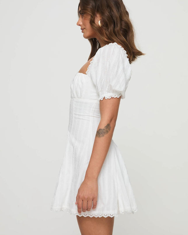 Rabatia Mini Dress White