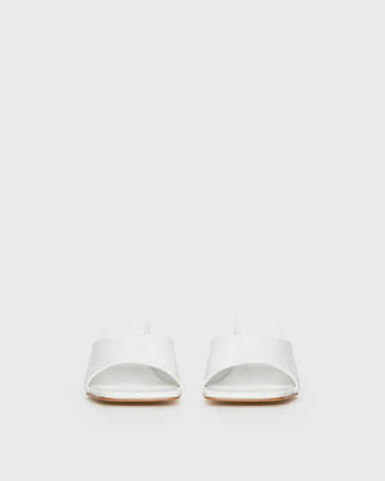 Sunset Boulevard Heels White