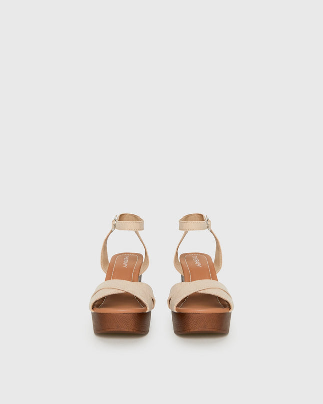 Therapy Camellia Heels Cashew