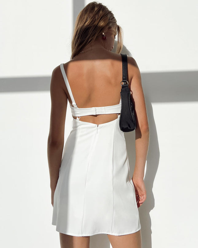 Briana Mini Dress White