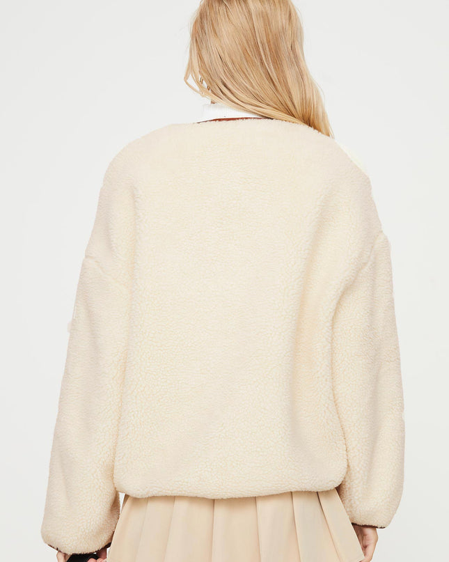 Adylic Teddy Coat Cream / Brown