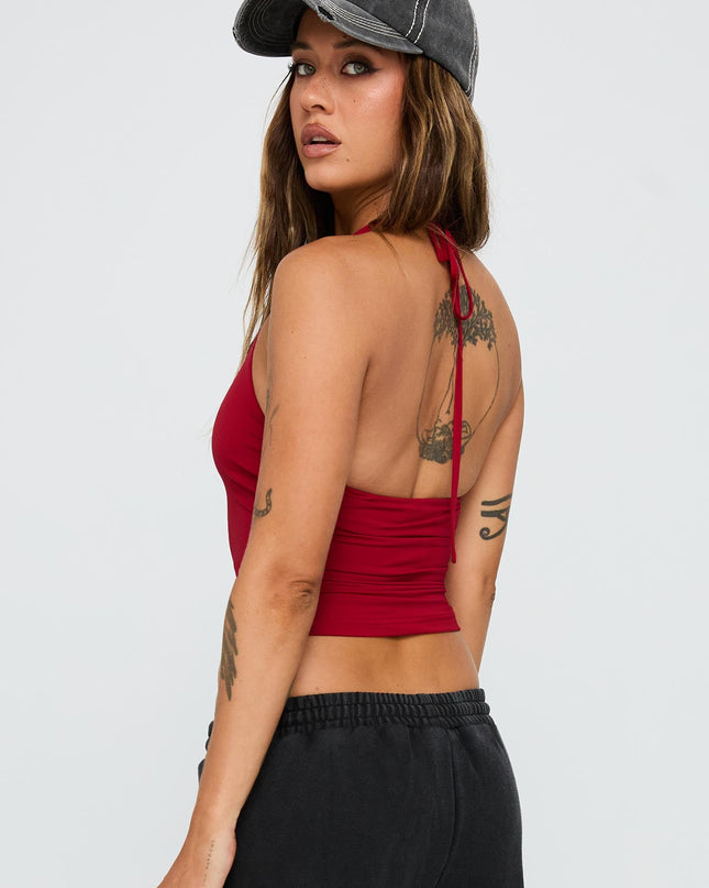 Ezekiel Nylon Top Red