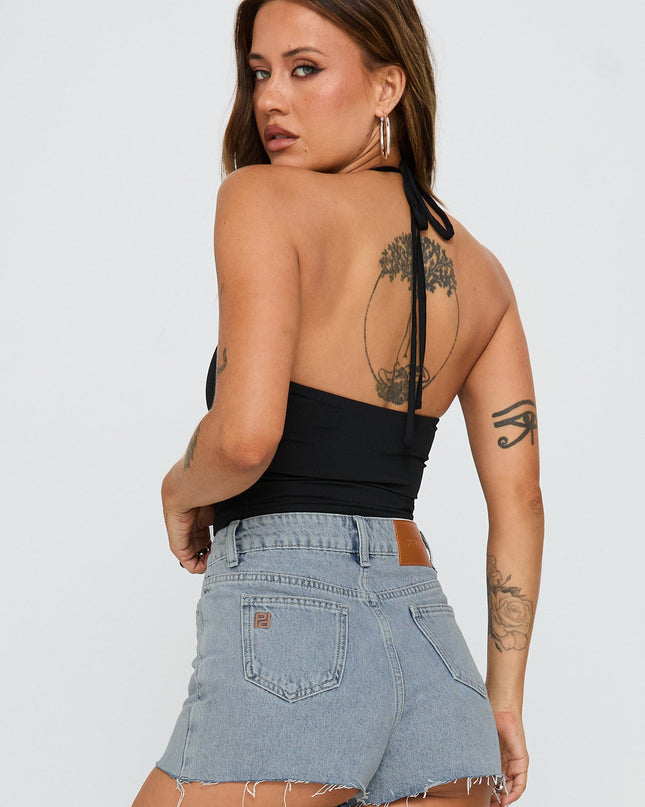 Ezekiel Nylon Top Black