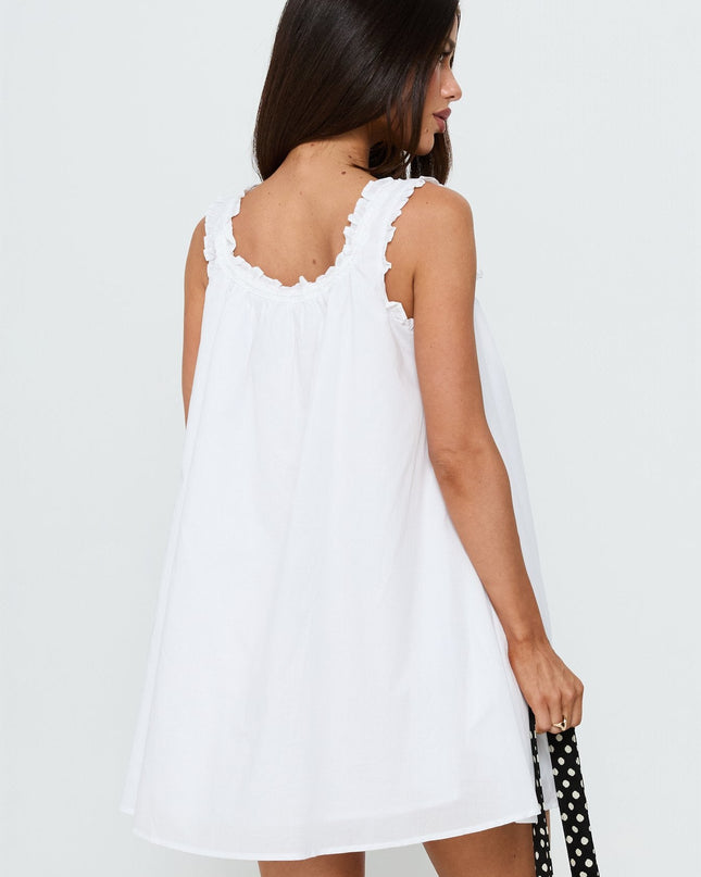 Swing Mini Dress White
