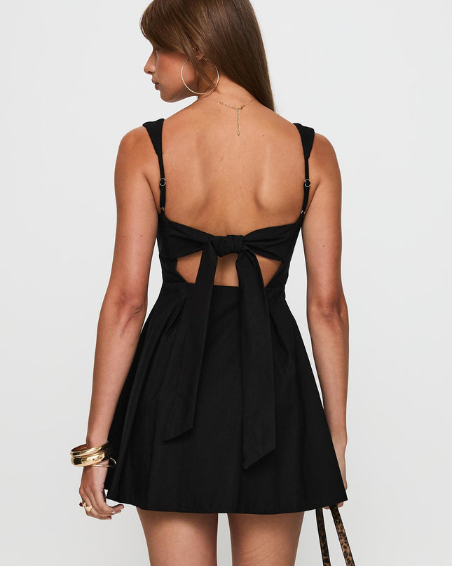 Xanthus Mini Dress Black