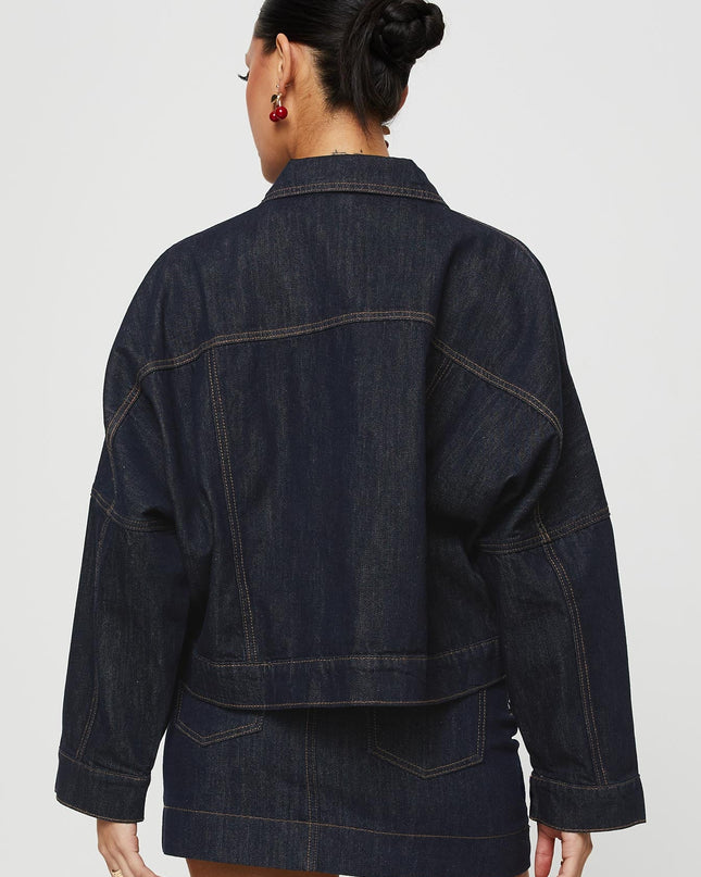 Hughes Jacket Dark Wash Denim