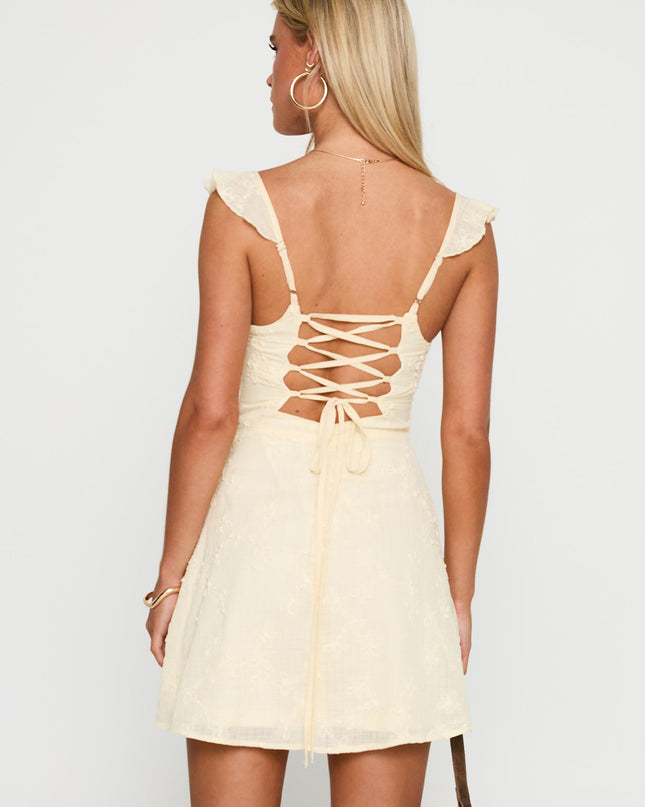 Landon Mini Dress Lemon
