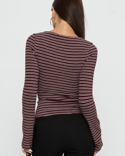 Spence Layered Top Multi Stripe