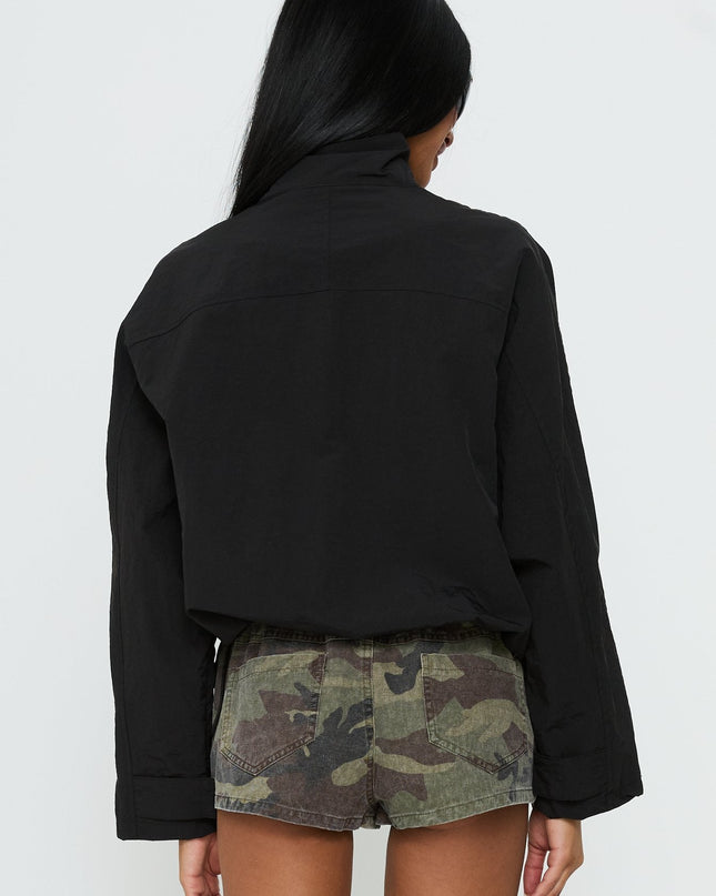 Shoreline Windbreaker Jacket Noir