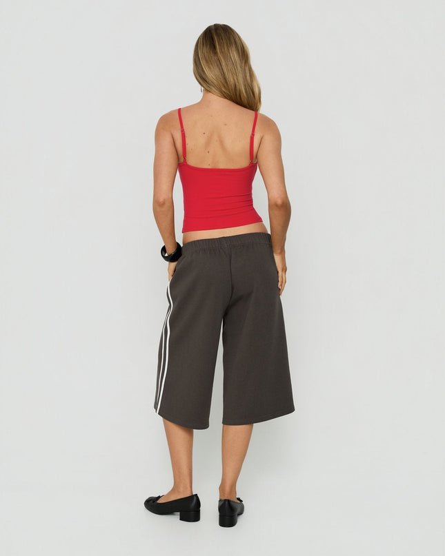 Sayllor Longline Sweat Shorts Iron Grey
