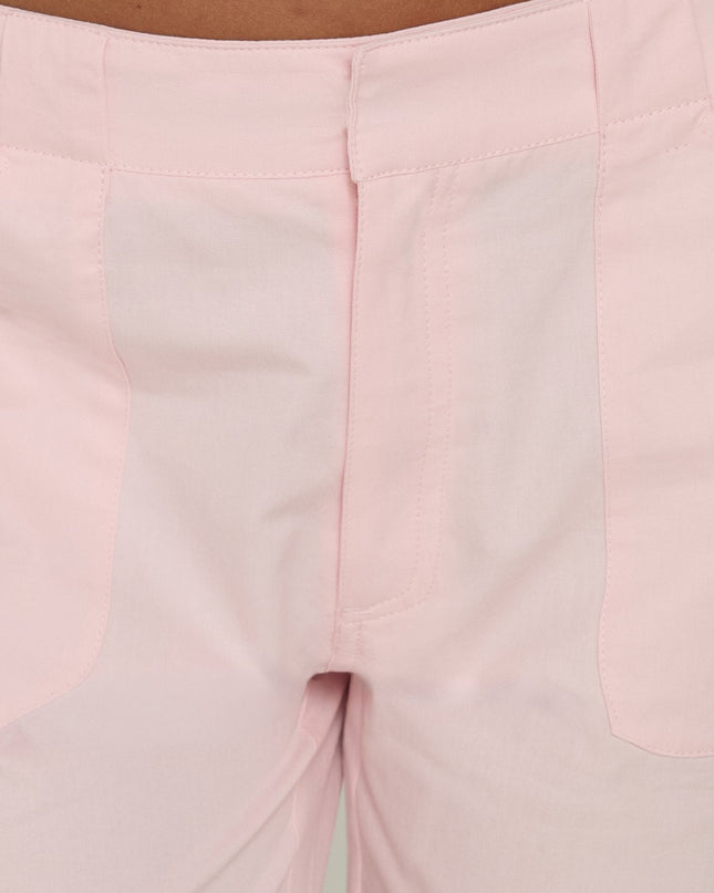 Indee Cropped Cargo Pants Marshmallow Pink