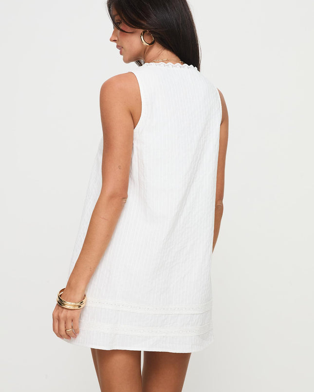 Alanah Mini Dress White Petite