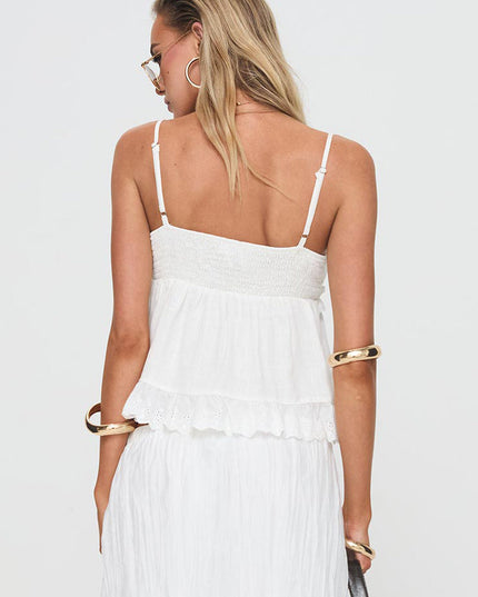 To Ones Liking Top White