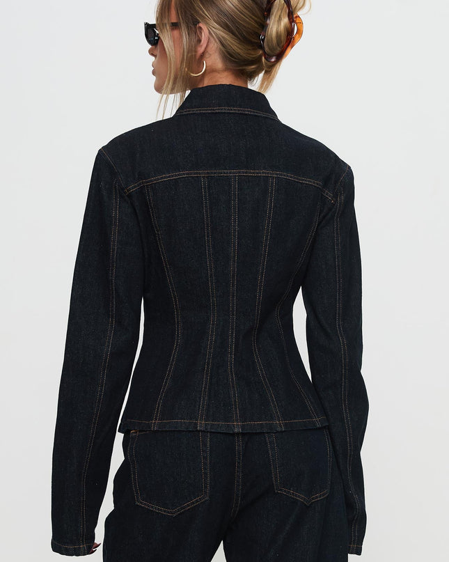 Rider Denim Jacket Dark Denim