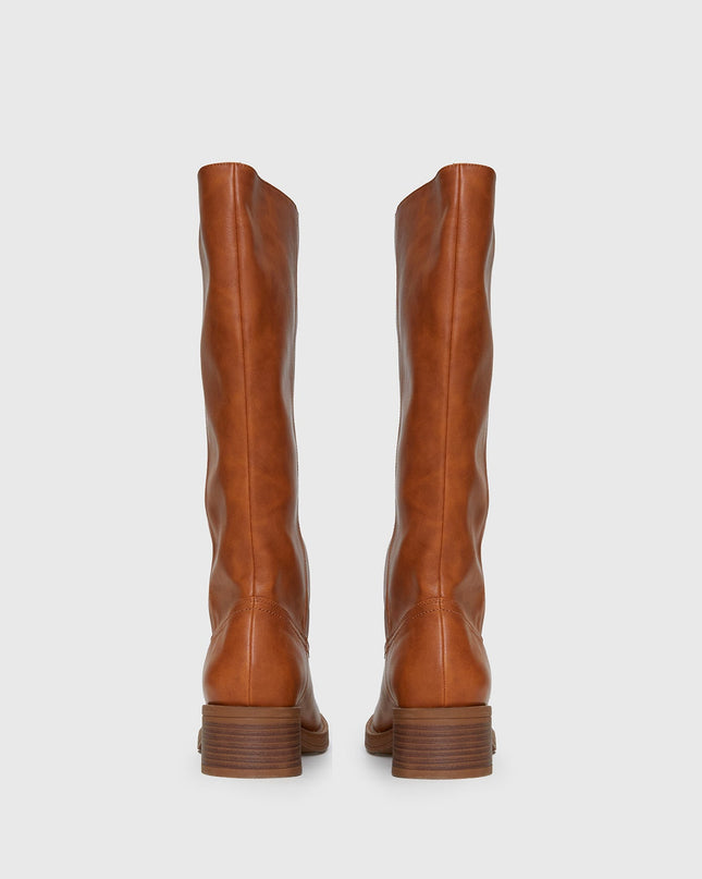Madisson Knee High Boots Brown