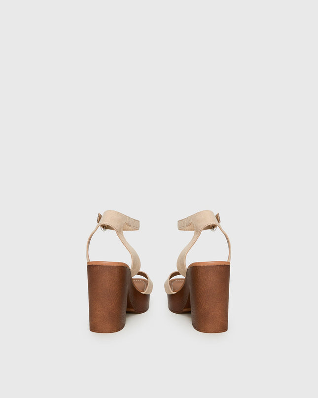 Therapy Camellia Heels Cashew