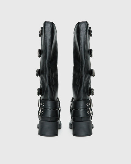 Buckle Down Boots Black