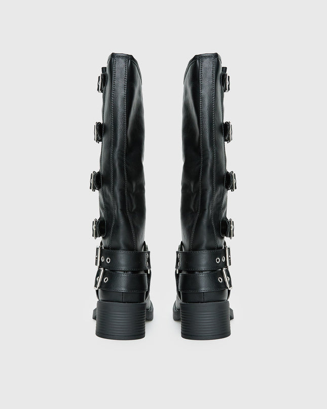 Buckle Down Boots Black