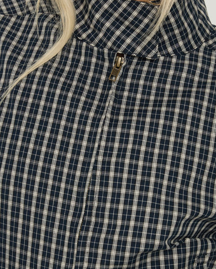 Aura Jacket Navy / Lemon Plaid