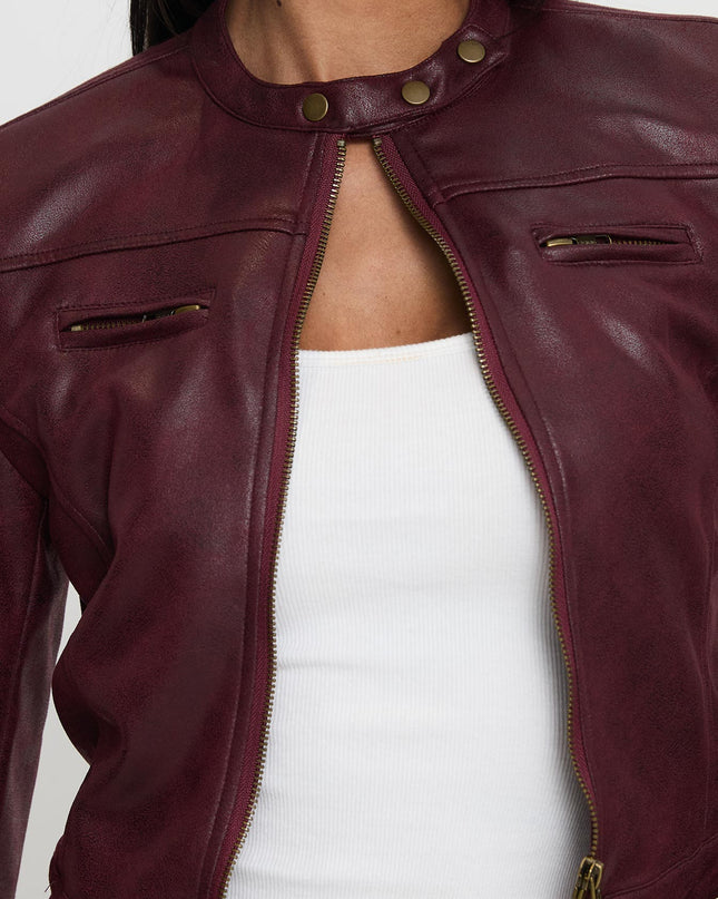 Anfield Jacket Burgundy