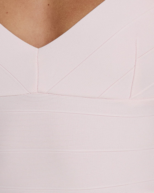 Sefina Bandage Halter Neck Top Pink