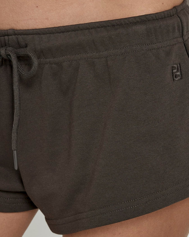Quinncy Low Rise Sweat Shorts Iron Grey