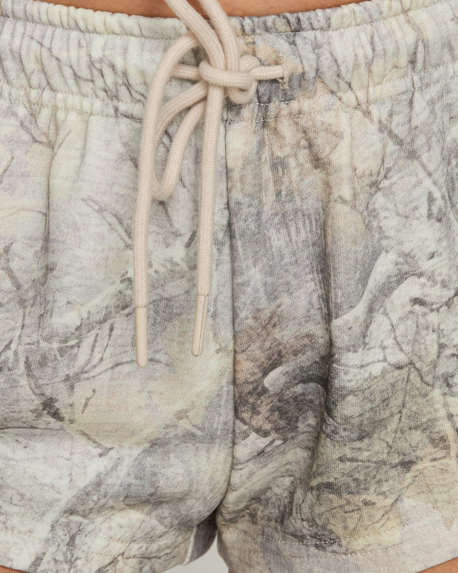 Quinncy Low Rise Sweat Shorts Camo