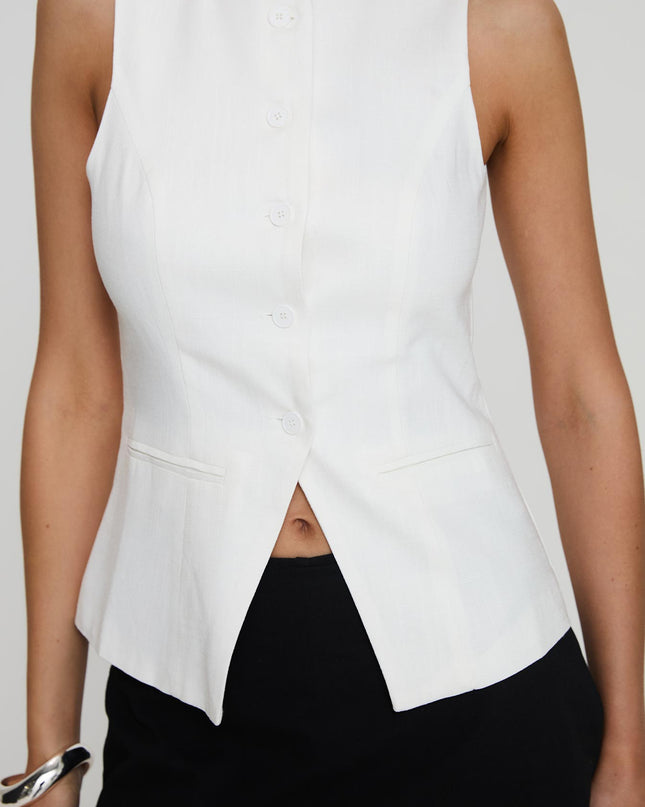 Theodosia Top White