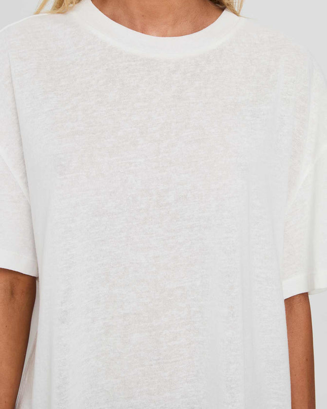 Zaydee Oversized Tee White