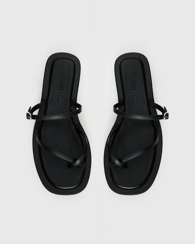 Riki Mini Belt Sandals Black