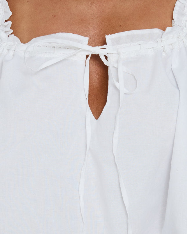 Swing Mini Dress White