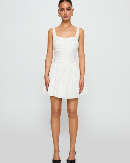 Wild Ideas Mini Dress White