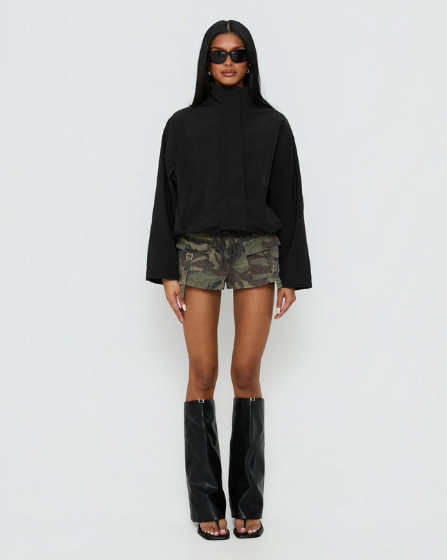 Shoreline Windbreaker Jacket Noir