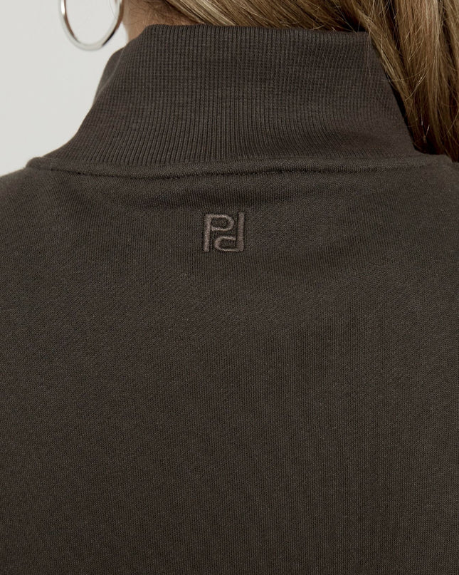 Anyya Funnel Neck Crew Jumper Iron Grey