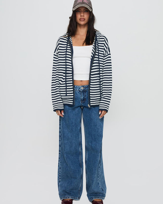 Brienna Zip Jacket Navy