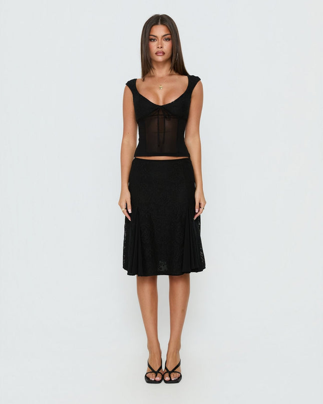 Quani Lace Top Black