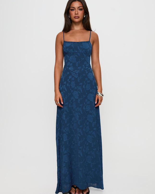 South Of France Maxi Dress Navy