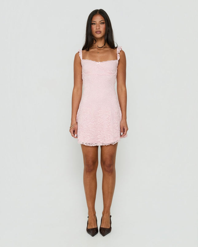 Beacall Mini Dress Light Pink