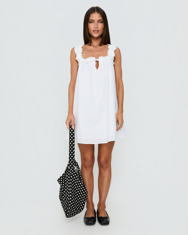 Swing Mini Dress White