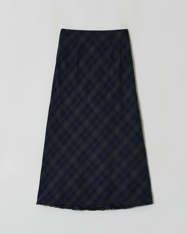 MOHAN Women's TVF Check Maxi Skirt 720663372