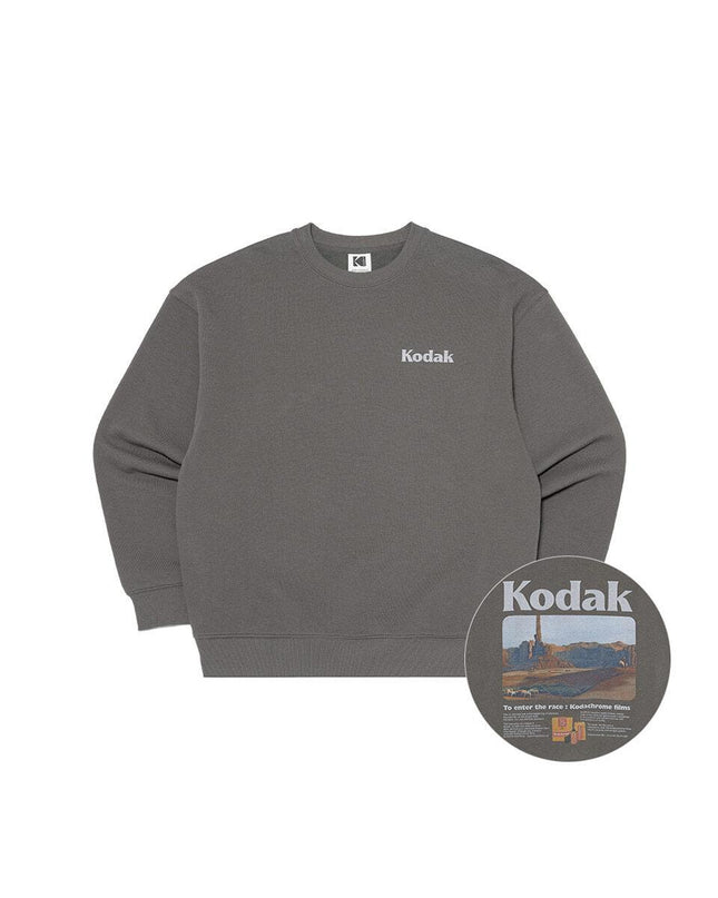 KODAK Apparel Women's Scenery Graphic Sweatshirt Charcoal
