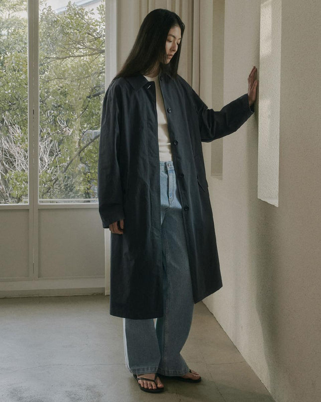 SAGEMENT Women's Yvonne Washed Trench Coat