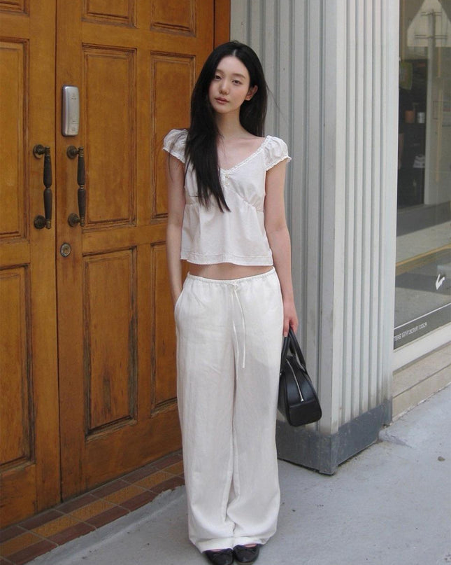 Dunst Women's Summer String Pants UDPA6B221IV