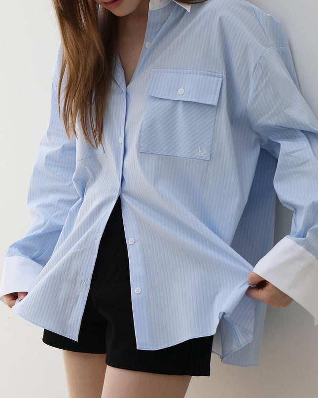 LEVAN LECOR Women's Light Over-Fit Shirt 720982833