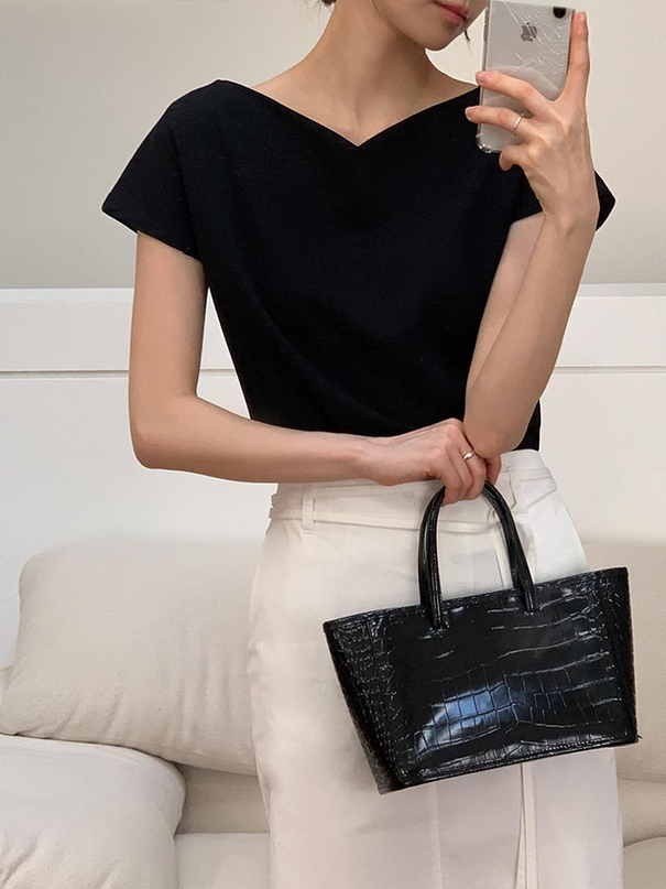 MORREST Women's Premium Refine Blouse T-Shirt