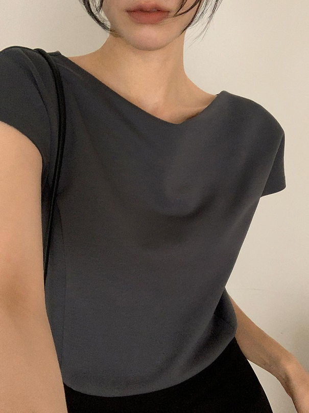 MORREST Women's Premium Refine Blouse T-Shirt