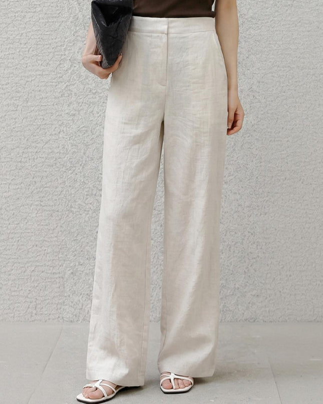 FRENCHCHIC Belle Epoque Women's Pintuck Wide Slacks