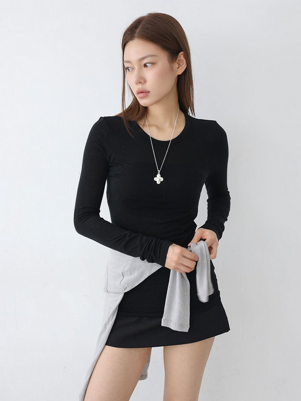 ARTIST KOMPLEX Women's Artist Tencel Long Sleeve Black